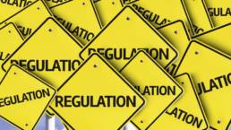 regulation yellow sign